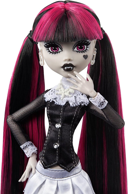 Кукла Дракулаура Monster High Draculaura in Black and White Reel Drama ...