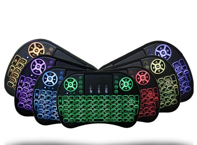 Клавиатура с тачпадом и подсветкой для Android Smart TV BOX PC UKC i8 2,4G - Фото 1 Клавиатура с тачпадом и подсветкой для Android Smart TV BOX PC UKC i8 2,4G - изображение 1