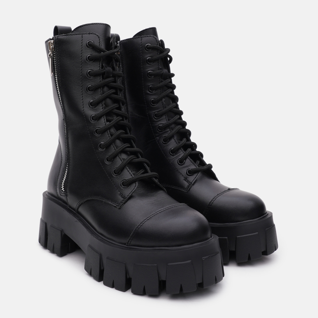 Женские берцы высокие Nobiliti MX 6864BL-59-BLM 39 25.1 см Черные ...