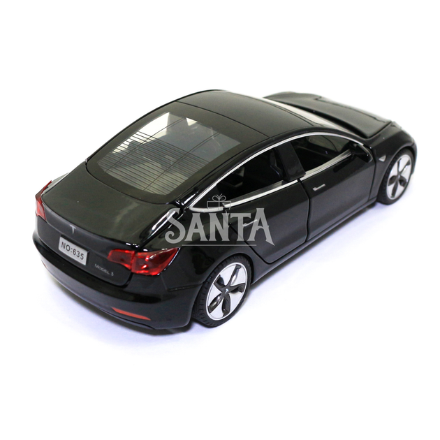 Машинка металева Tesla «AutoExpert» Тесла чорний звук, світло 15*5*7 см (12803W) - зображення 4