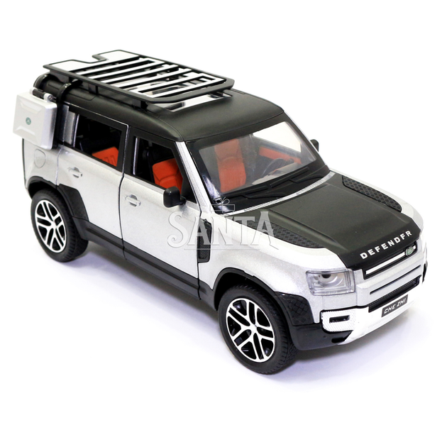 Машинка металлическая Land Rover Defender «AutoExpert» Дефендер джип серый звук свет 19*7*9 см (GT-1008) - изображение 4