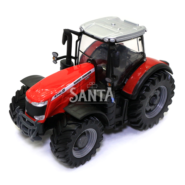 Машинка ігрова «Bburago» Трактор Massey Ferguson 8740S червоний метал 16*7*5 см (18-31613) - зображення 2