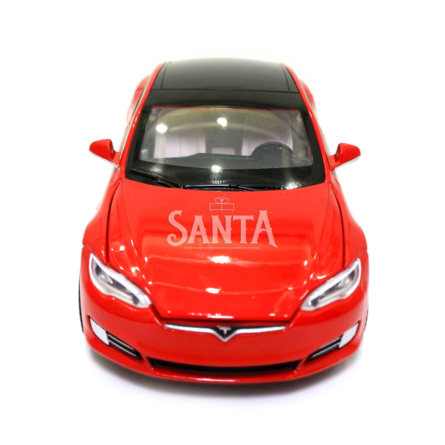 Іграшкова машинка металева Tesla «АвтоСвіт» Тесла червоний, світло, звук, 15*4*5 см, (AS-2829) - зображення 5