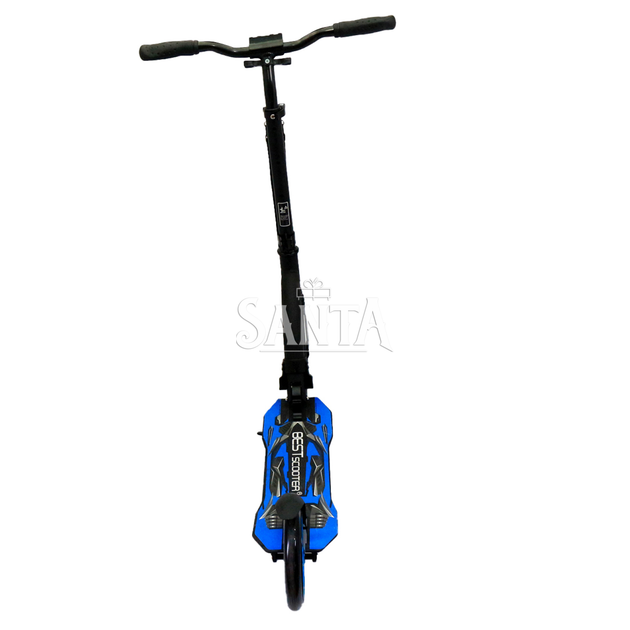 Самокат двухколесный BEST SCOOTER амортизатор, колеса PU, 230 мм, синий, до 100 кг (54664) - изображение 5