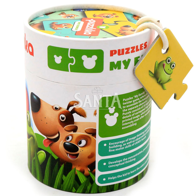 Пазл PUZZLIKA "Моя сім'я", 20 елементів, 2+ (13531) - Фото 3 Пазл PUZZLIKA "Моя сім'я", 20 елементів, 2+ (13531) - зображення 3