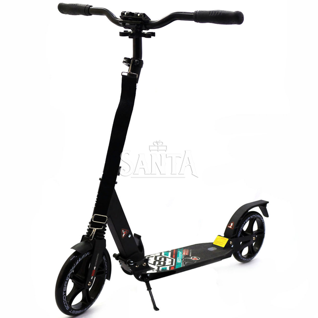 Самокат двухколесный BEST SCOOTER бирюза, 2 амортизатора, колеса PU - 200 мм (22788) - изображение 2
