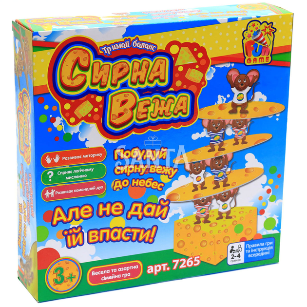 Настільна гра Fun Game Сирна вежа (7265) - зображення 5