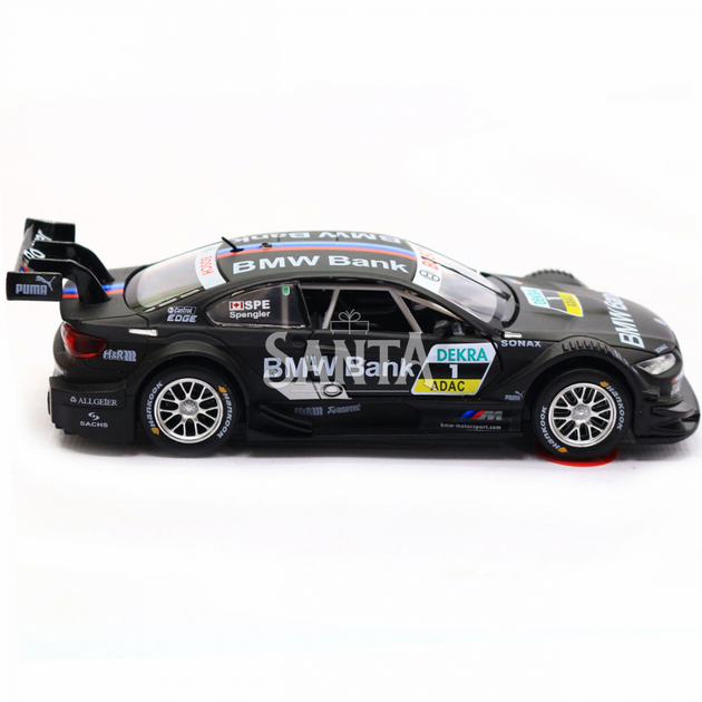 Машинка ігрова автопром «BMW M3 DTM» метал, 14 см, чорний, світло, звук, двері відкриваються (7852) - зображення 3