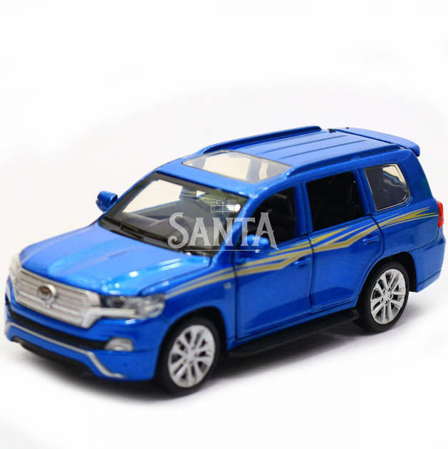 Машинка игровая автопром «Toyota Land Cruiser» металл, 14, (свет, звук, двери открываются) 6608 - изображение 4