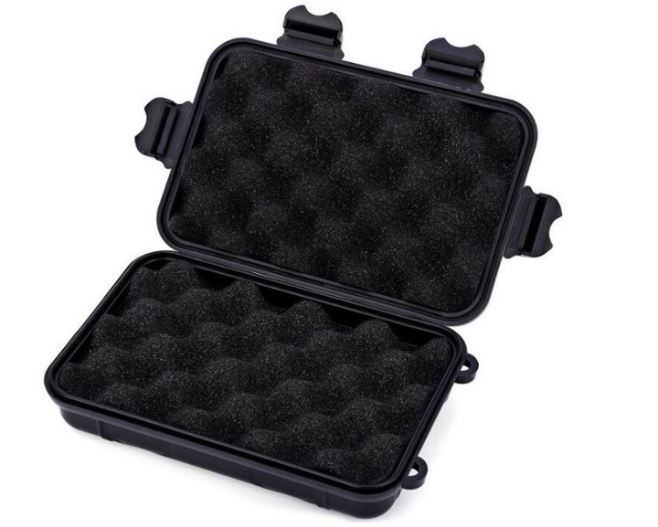 Кейс противоударный 165 х 105 х 50 мм пластиковый ящик бокс коробка (779608938) Черный - изображение 1