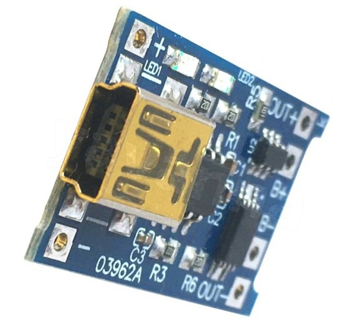Контроллер заряда, зарядное устройство TP4056 miniUSB литиевого LI-ION ...