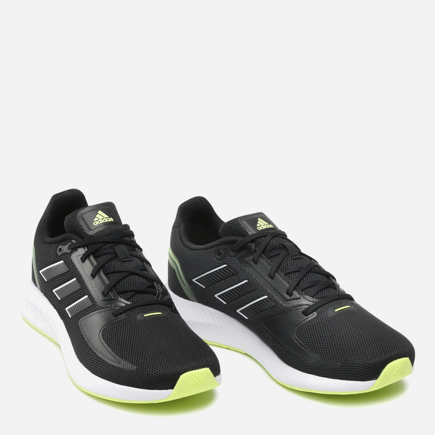 Чоловічі кросівки для бігу adidas Runfalcon 2.0 GX8239 43.5 (9UK) 27.5 см Чорні (4065418981897) - зображення 4