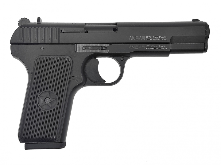Стартовый пистолет SUR 1071 black с доп. магазином (ТТ - Тульский Токарев) - изображение 2