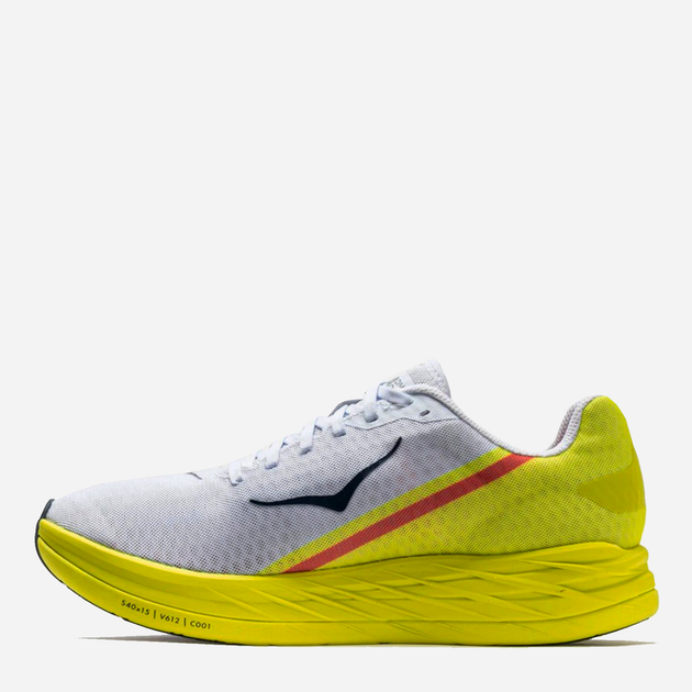 Чоловічі кросівки для бігу HOKA ONE ONE Rocket X 1113532 41 1/3 Білі (194715587410) - зображення 3