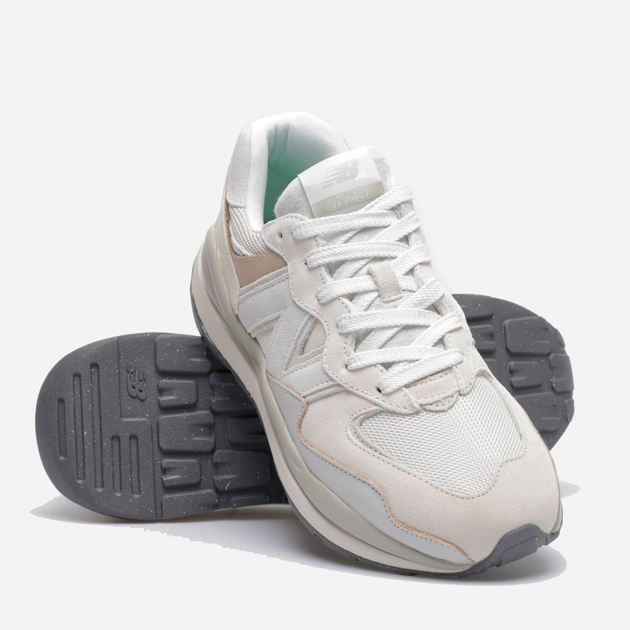Чоловічі кросівки New Balance 574 M5740GRM 43 (9.5US) 27.5 см Сірий/Бежевий (195907843314) - зображення 3