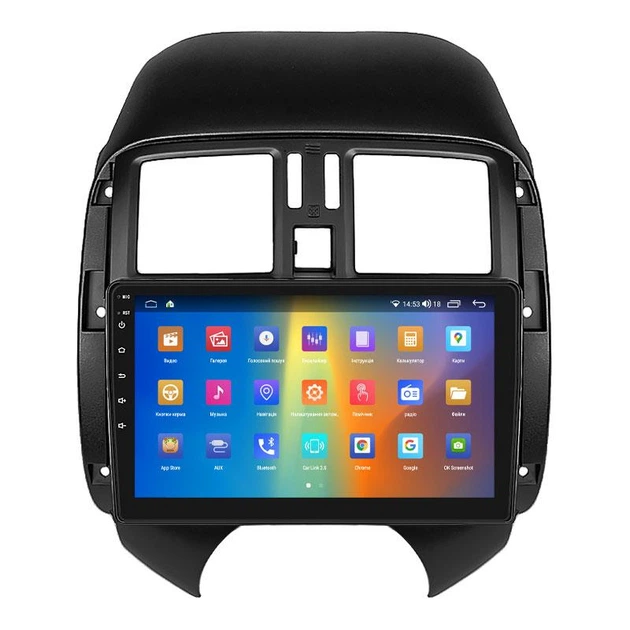 Штатная магнитола 9" Lesko для Nissan Latio I (N17) Рестайлинг 2014-2016 2/32Gb CarPlay 4G Wi-Fi GPS Prime - изображение 2