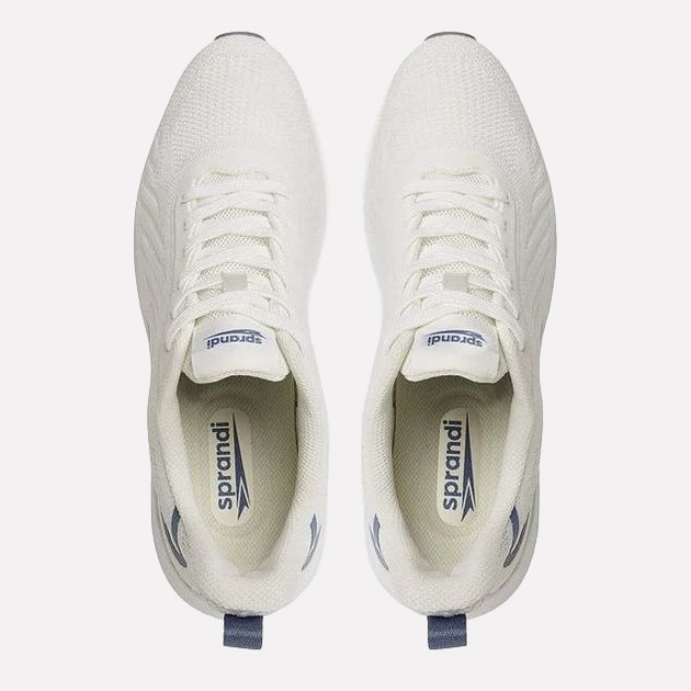 Buty sportowe męskie z siatki na platformie do kostki lekkie Sprandi MP07-11633-03VE 41 26 cm Białe (5904248899844) - obraz 4
