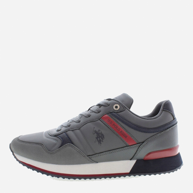 Buty sportowe męskie na platformie do kostki U.S. Polo Assn Sneaker GARMY001MBYS2 45 Szare (8055197301302) - obraz 2