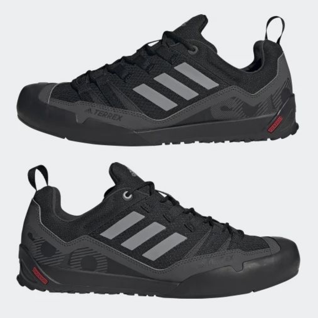 Buty turystyczne męskie adidas Terrex Swift Solo 2 GZ0331 45 (10.5UK) 29 cm Czarne (4064055908984) - obraz 4
