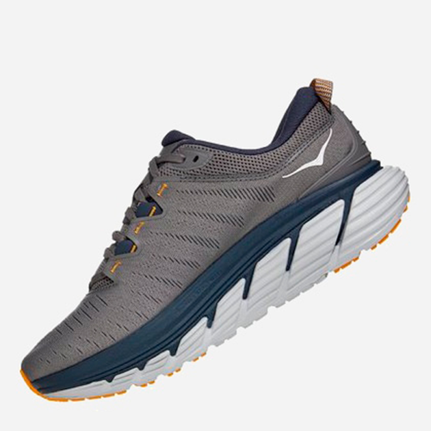 Чоловічі кросівки для бігу HOKA ONE ONE Gaviota 3 1113520 46 Сірі (194715337992) - зображення 3