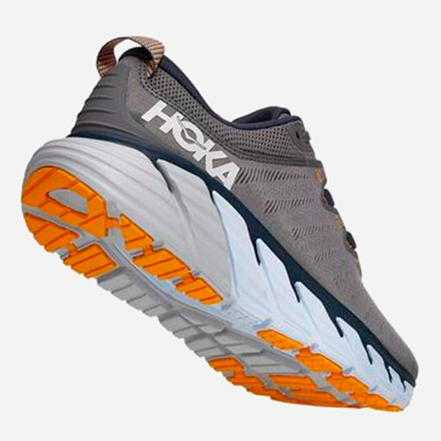 Чоловічі кросівки для бігу HOKA ONE ONE Gaviota 3 1113520 46 Сірі (194715337992) - зображення 4