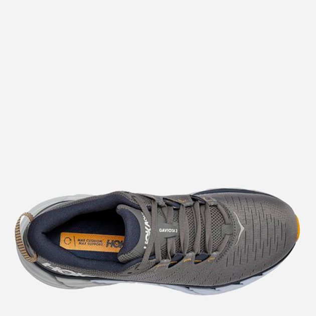 Чоловічі кросівки для бігу HOKA ONE ONE Gaviota 3 1113520 46 Сірі (194715337992) - зображення 5