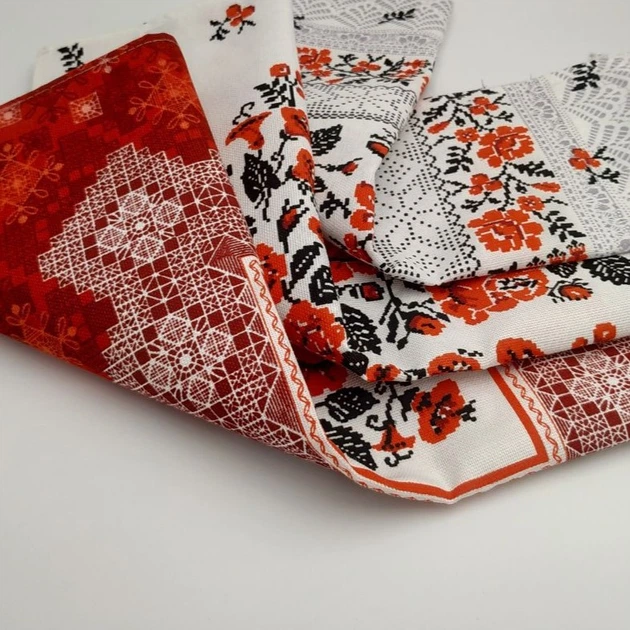 Набір рушників для кухні Luxyart "Вишиванка" 50*60 см 3 шт (LQ-987) - зображення 2