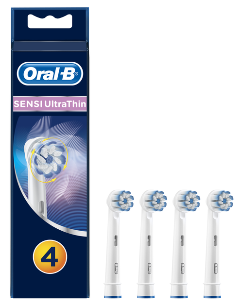 Насадки до зубної щітки Oral-B Sensi Ultrathin, 4 шт (4210201176688) - зображення 1