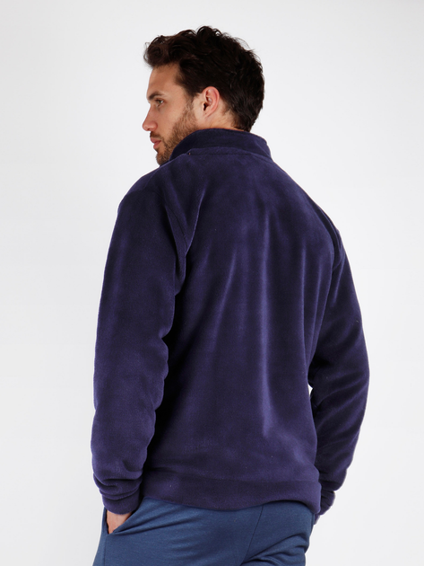 Bluza piżamowa męska ciepła Admas Lois 57537 L Granatowa (8433623629365) - obraz 3