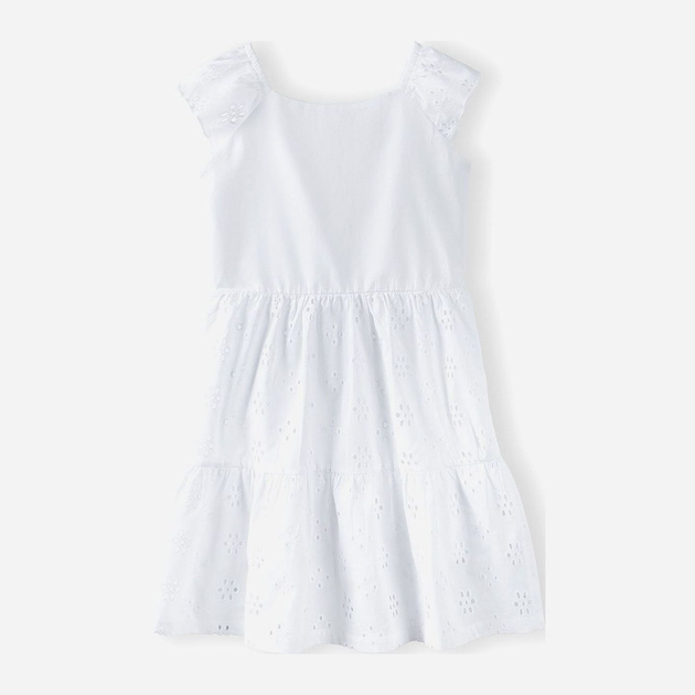 Sukienka dziecięca dla dziewczynki 5.10.15 Eos 3K4011 98 cm Biała (5902361980876) - obraz 1