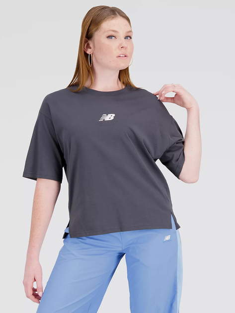 Футболка New Balance Athletics Remastered Jersey WT31511ACK L Черная ...