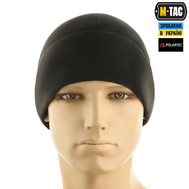 Шапка M-Tac Watch Cap фліс Light Polartec Gen.II, чорний, S - зображення 2