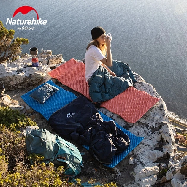 Килимок складний IXPE Naturehike NH19QD008, алюмінієва плівка, 185x56х1,8 см, жовтий - изображение 6
