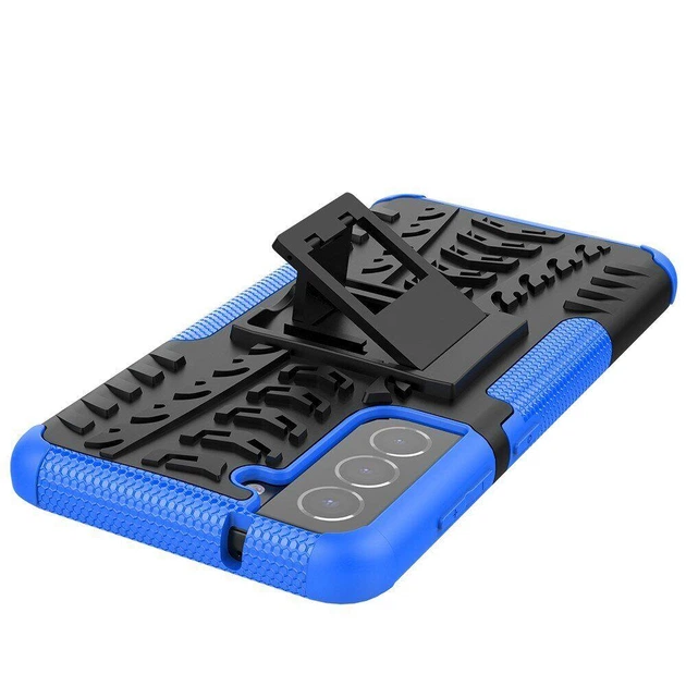 Чехол Armor Case для Samsung Galaxy S21 FE Blue - Фото 2 Чехол Armor Case для Samsung Galaxy S21 FE Blue - изображение 2