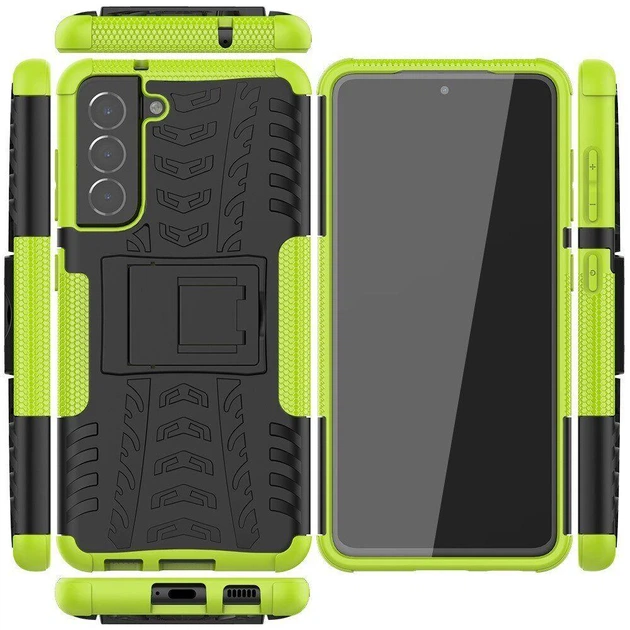 Чехол Armor Case для Samsung Galaxy S21 FE Lime - изображение 6