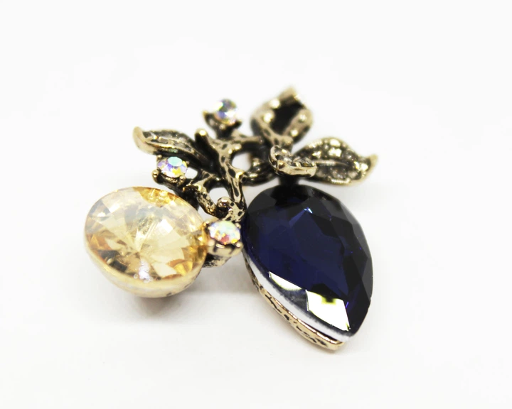 Брошь Fashion Jewerly "Bud blue" (081571) - изображение 2
