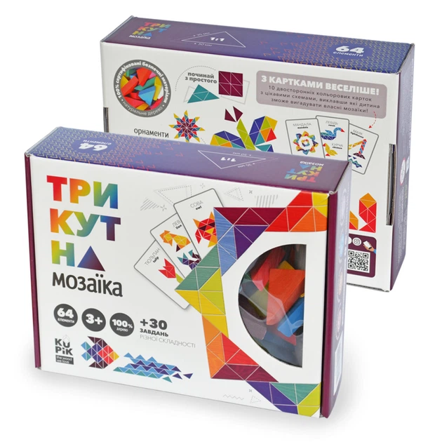 Деревянная игра "Треугольная мозаика" Kupik 900194 - изображение 3