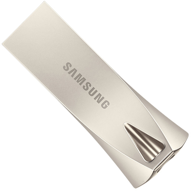 Samsung Bar Plus Usb Gb Silver Muf Be Apc