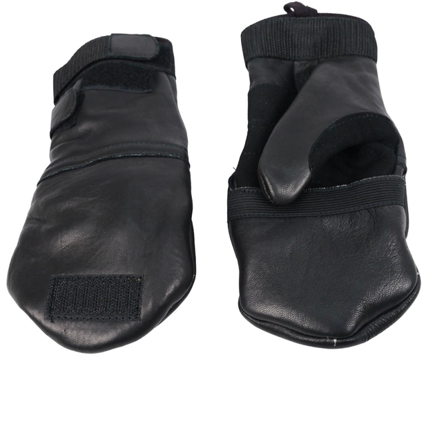Тактические черные зимние перчатки L - изображение 2