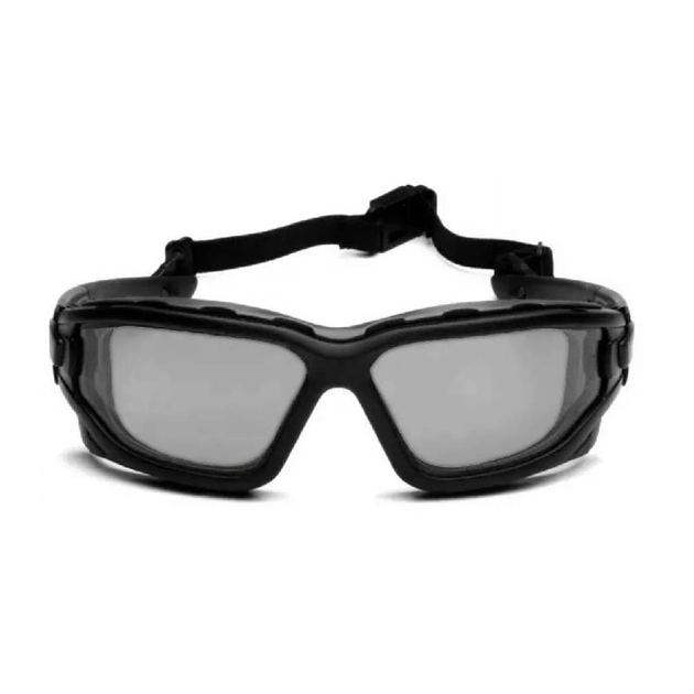 Балістичні окуляри з ущільнювачем Pyramex i-Force Slim Gray (Anti-Fog) - зображення 2