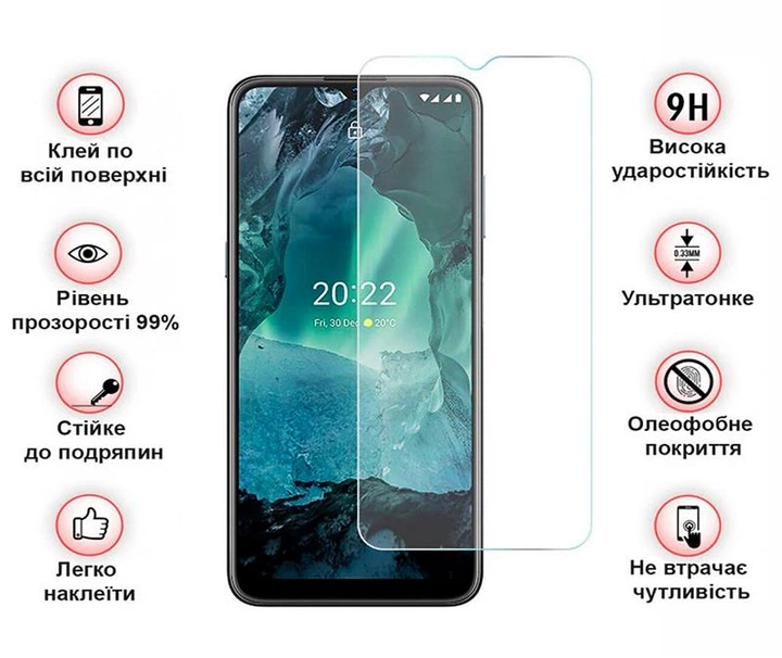Gorilla Vetro Temperato Protezione Schermo Per Nokia G11 G21 G11 - Foto 8