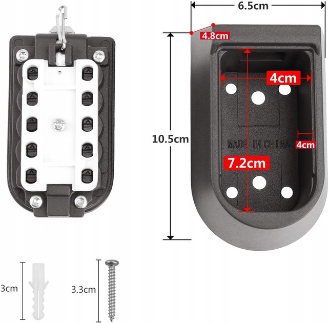 Сейф для ключів HANDMET з механічним кодом 10,5 х 6,5 х 6 см model PY-1 (9419968085) Чорний - Фото 5 Сейф для ключів HANDMET з механічним кодом 10,5 х 6,5 х 6 см model PY-1 (9419968085) Чорний - изображение 5