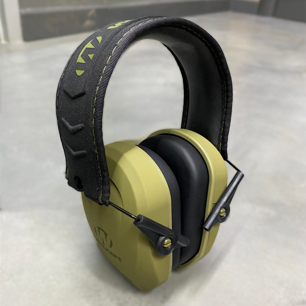 Тактичні пасивні навушники Walker's Razor Slim Passive Earmuffs, 27 дБ, низькопрофільні, для стрільби, колір Хакі (242726) - зображення 1