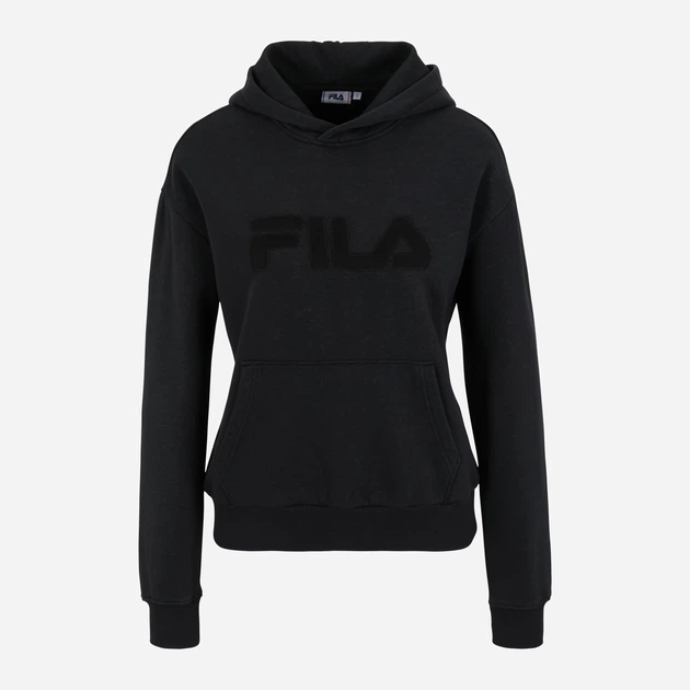 Bluza damska z kapturem kangurka Fila FAW0405-80001 L Czarna (4064556361851) - obraz 4