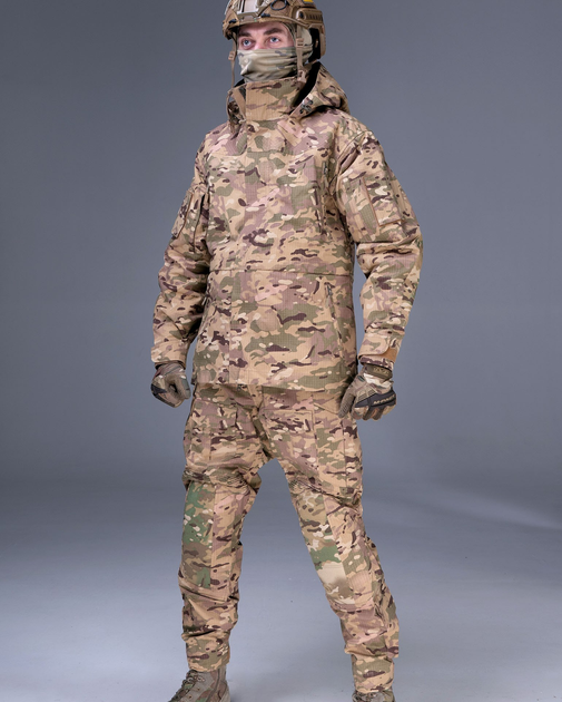 Комплект штурмовые штаны + куртка UATAC Gen 5.2 (L) Мультикам (Multicam) STEPPE (Степь) - изображение 1