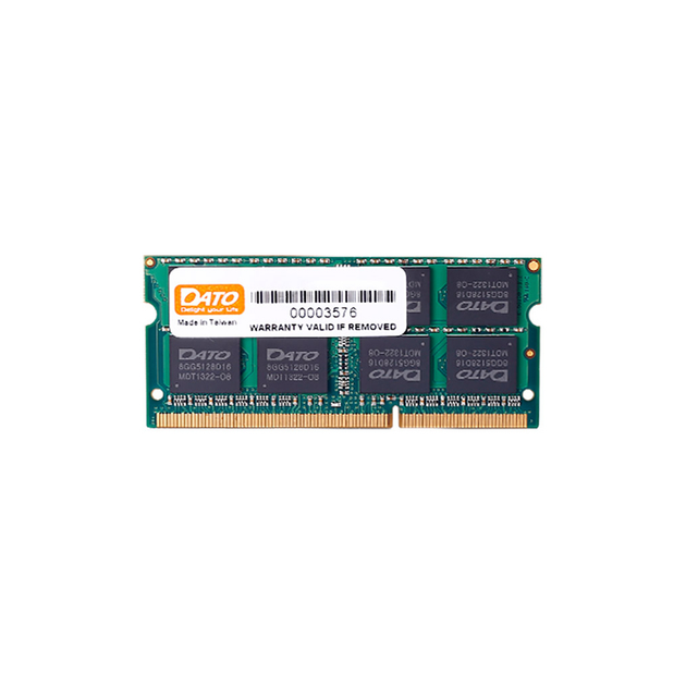 Модуль пам'яті для ноутбука SoDIMM DDR3 4GB 1600 MHz Dato (DT4G3DSDLD16 ...