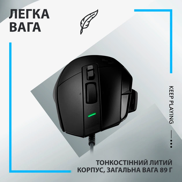 Мышка Logitech G502 X USB Black (910-006138) - изображение 7