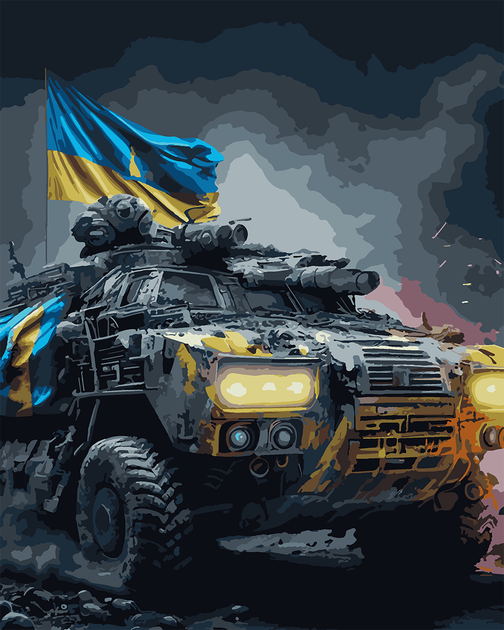 Картина за номерами Santi Слава Героям! 40 x 50 см (954459) - Фото 1 Картина за номерами Santi Слава Героям! 40 x 50 см (954459) - зображення 1