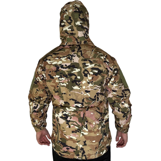 Военная тактическая зимняя куртка Softshell мультикам L - изображение 2