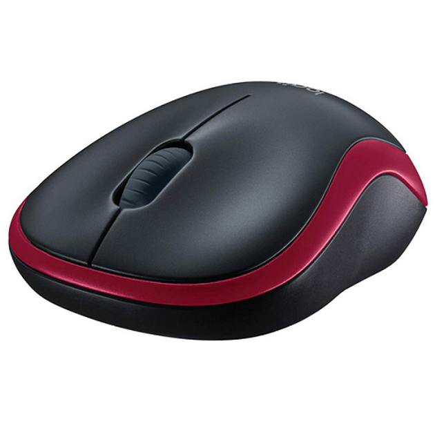 Мышка беспроводная Logitech M185 Wireless 1000dpi 3кн Red – фото ...
